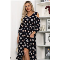 Платье Призма (синее) П13772-10М