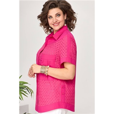 Romanovich Style 2-2535 малиновый, Брюки,  Блуза