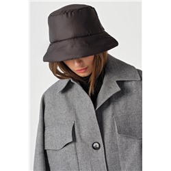 Панама тёплая зимняя черная