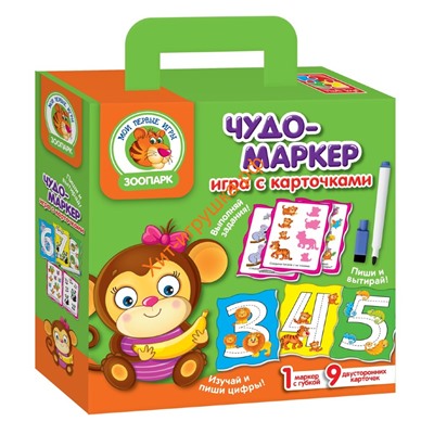 Игра с карточками Чудо-маркер "Зоопарк" VT2100-11, VT2100-11