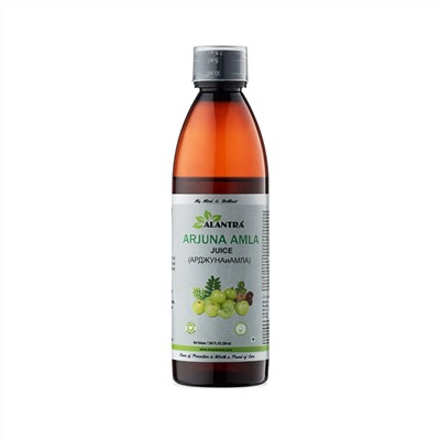 ARJUNA AMLA Juice, Alantra (Аюрведический сок АРДЖУНА И АМЛА забота о сердце, Алантра), 250 мл.
