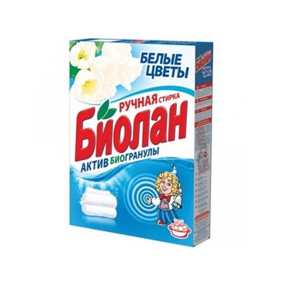 БИОЛАН СМС   350г Белые цветы (ручн. стирка)  т/уп  715-4 АКЦИЯ! СКИДКА 5%