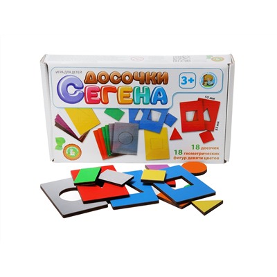 Деревянный пазл-игра «Досочки Сегена»