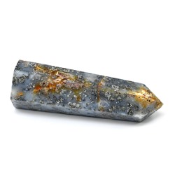 Агат с включениями пирита "Карандаш" 30*31*105мм, 169г