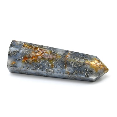Агат с включениями пирита "Карандаш" 30*31*105мм, 169г