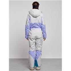 Горнолыжный комбинезон женский зимний фиолетового цвета 2320F