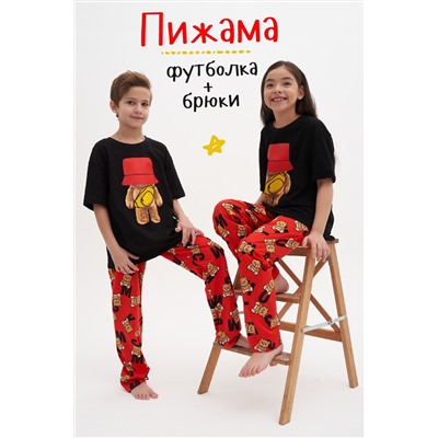 Пижама Михей детская (Черный)