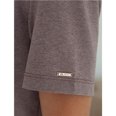 Футболка с принтом свободная эластичная из премиального хлопка