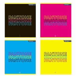 Тетрадь 48 л клетка  ALINGAR PANTONE 4 дизайна AL10907