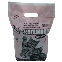 Наполнитель Кисс Клининг Впитывающий 5л ЭКОНОМ