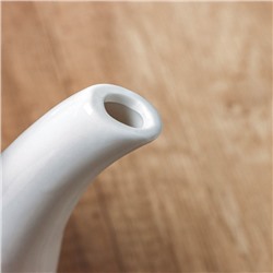 Чайник фарфоровый заварочный Magistro Сrotone, 1,4 л, цвет белый