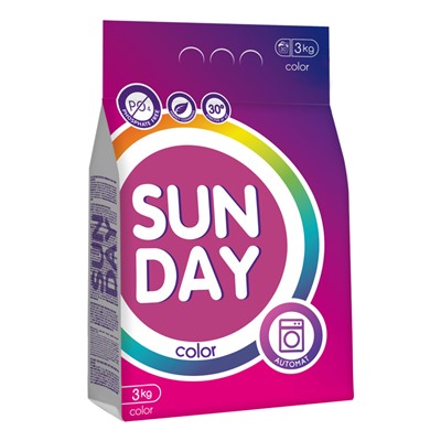 Стиральный порошок Sunday для цветного 3кг