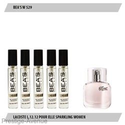Парфюмерный набор Beas Lacoste L.12.12 Pour Elle Sparkling Women 5x5мл (W 529)