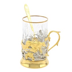 Подарочный подстаканник, знак зодиака Лев