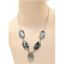 Колье из пирита "Овал", 56см.