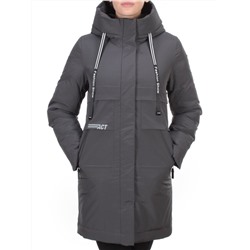 8802 DARK GRAY Пальто зимнее женское CLOUD LAG CAT  (200 гр. холлофайбер) размер M - 44 российский