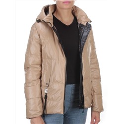 8268 BEIGE Куртка демисезонная женская BAOFANI (100 гр. синтепон) размеры 42-44-46-48-50