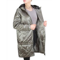 F02 DARK GREEN Куртка демисезонная женская (100 гр. синтепон) размер XL (48) - 52 российский