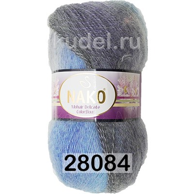 Пряжа Nako Mohair Delicate Colorflow