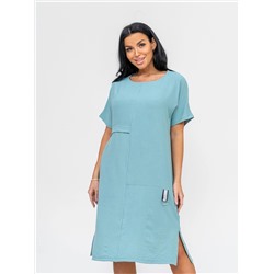 Платье женское Текс-Плюс, цвет зеленый
