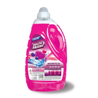 Гель для стирки цветных тканей WASCHEMEISTER COLOR, 4,13 л