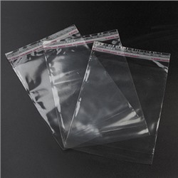 Конверт прозрачный с клейкой полосой 12,5*17 см