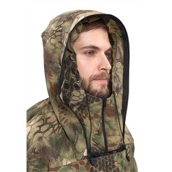 Костюм туристический ПРТНЦФ с сеткой, ткань: СОРОЧЕЧНАЯ, цвет: кмф "Питон зеленый"