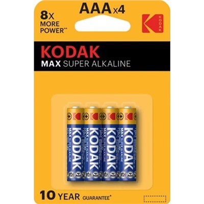 Батарейка  Kodak Max LR03 (мизинчик) BL-4
