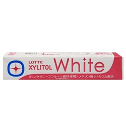 Жевательная резинка Розовый грейпфрут Xylitol White Lotte, Япония, 21 г