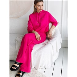 Свободные брюки из тонкого премиального футера с эластаном