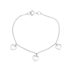 Браслет из серебра без вставки, Ю-40052р