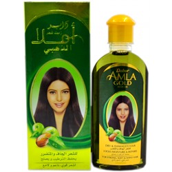 AMLA GOLD Hair Oil, Dabur (АМЛА ГОЛД Масло для сухих и поврежденных волос, Дабур), 200 мл.