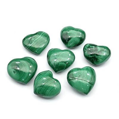 Сердце из малахита 35*31*16мм