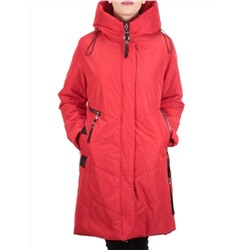 Z619-1 RED Пальто демисезонное женское (100 гр. синтепон) размер 50