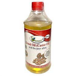 ERAND OIL (Castor Oil), Karmeshu (ЭРАНД ОЙЛ, Касторовое масло, Кармешу), 500 мл.