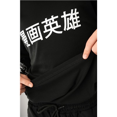 Детский лонгслив с двойным рукавом Happyfox