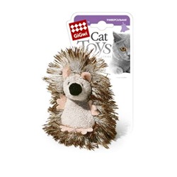 Игрушка GIGWI Ежик с погремушкой для кошек 75029 АГ