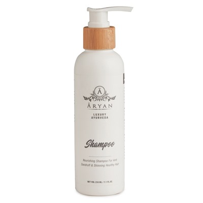 Shampoo NOURISHING SHAMPOO FOR ANTI DANDRUFF & SHINING HEALTHY HAIR, ARYAN (Премиальный шампунь ПИТАЮЩИЙ, ПРОТИВ ПЕРХОТИ, АРЬЯН), 210 мл. - СРОК ГОДНОСТИ ДО 30 НОЯБРЯ 2024 ГОДА