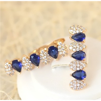 Серьги позолота H01-9072
