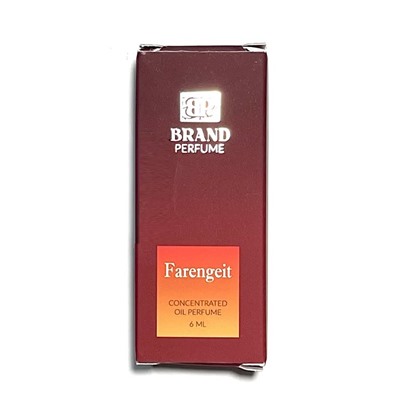 FARENGEIT Concentrated Oil Perfume, Brand Perfume (Концентрированные масляные духи), ролик, 6 мл.