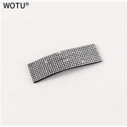 SALE! Зажим клик-клак для волос, стразы, 1 шт.