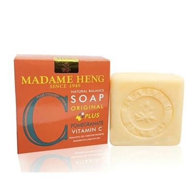 Natural Balance SOAP Original Plus POMEGRANATE VITAMIN C, Madame Heng (Мыло стимулирующее обен клеток С ГРАНАТОМ И ВИТАМИНОМ С, Мадам Хенг), 150 г.