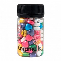 Посыпка кондитерская объемная 3D "Сердца цветные большие", 50 гр