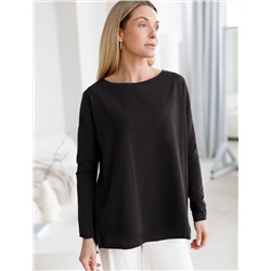 Джемпер из премиального хлопка с эластаном