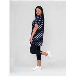 Костюм женский Текс-Плюс, цвет черный синий