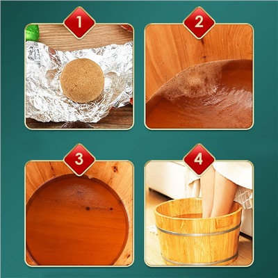 Натуральные травяные бомбочки для ног САФЛОР, 10 шт. * 15 гр.