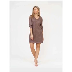Платье женское Текс-Плюс, цвет коричневый