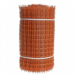 Сетка садовая пластиковая квадратная 33×33 мм, 0,5×20 м ПРОФИ оранжевая