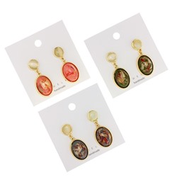 Пластиковые серьги NATURA