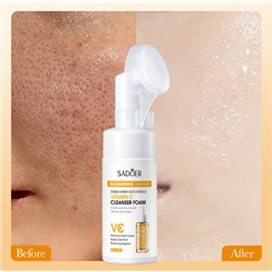 SADOER Мусс-пенка для умывания VITAMIN C, 120мл.